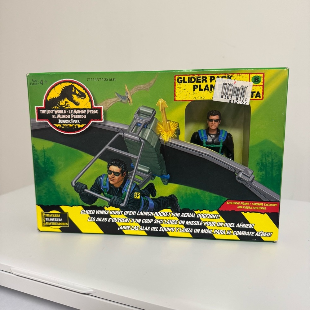 Vintage Jurassic Park Lost World Glider Pack Playset